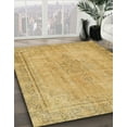 thumbnail image 2 of Ahgly Company Indoor Round Abstract Cinnamon Brown Oriental Area Rugs, 6' Round, 2 of 6