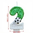 thumbnail image 4 of International Soccer Celebration Digital Birthday Candles - Football Themed Candles for Game Day Soccer Essentials, Safe Cake Decor & Gift, 4 of 9