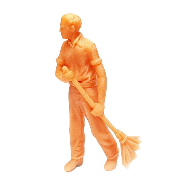 Figura de trabajador de construcción en miniatura Zulema Escena gente figura 1/64