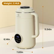 Nut Milk Maker 40 oz Almond Oat Soy Milk Maker Blender with Self-Cleaning, Delay Start and Keep Warm, Homemade Dairy-Free Milk Machine for Hot & Cold Drinks