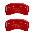 thumbnail image 5 of MGP 4 Caliper Covers Engraved Front Cursive/Challenger Engraved Rear RT Red finish silver ch Fits select: 2013-2015 DODGE CHARGER SE, 2016-2019 DODGE CHARGER SXT, 5 of 6