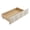 Only Drawer, variant on Queen Size Modern Cloud Platform Bed with 39-inch High Extra-Thick Soft Headboard, Includes Footboard, Block Design, Cream Upholstery, Grounded Floor Bed Frame, for Bedroom, Apartment Room