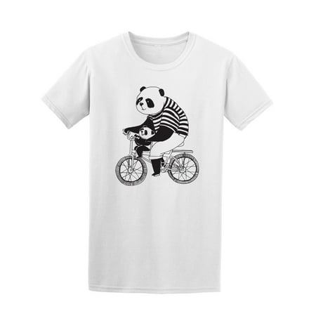 - Cute Dad & Son Panda Bears Tee Men's -Image by Shutterstock