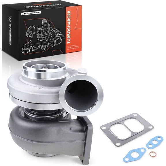 A-Premium Complete Turbo Turbocharger Kit with Gasket | Compatible with Detroit Diesel Series 60 12.7LD 2000-2008, Replace# 171702, 23518588, 23518597