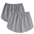 thumbnail image 2 of Homenesgenics Skirt for Women Plus Size Women's Shirt Extension Skirt Shirt Extension Blouse Skirt Blouse Extension Mini underskirt Gray XXL, 2 of 9