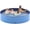 Blue, variant on Niubya Foldable Dog Swimming Pool, Collapsible Hard Plastic, Portable Bath Tub for Pets Dogs and Cats, Pet Wading Pool for Indoor and Outdoor, 79x 12 Inches