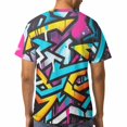 thumbnail image 2 of OUSIMEN Men's short-sleeved printed T-shirt, 2 of 7