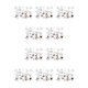 thumbnail image 3 of Pegatinas de pared espejo de arte acrílico Injueey 20 piezas Plata, 3 of 6