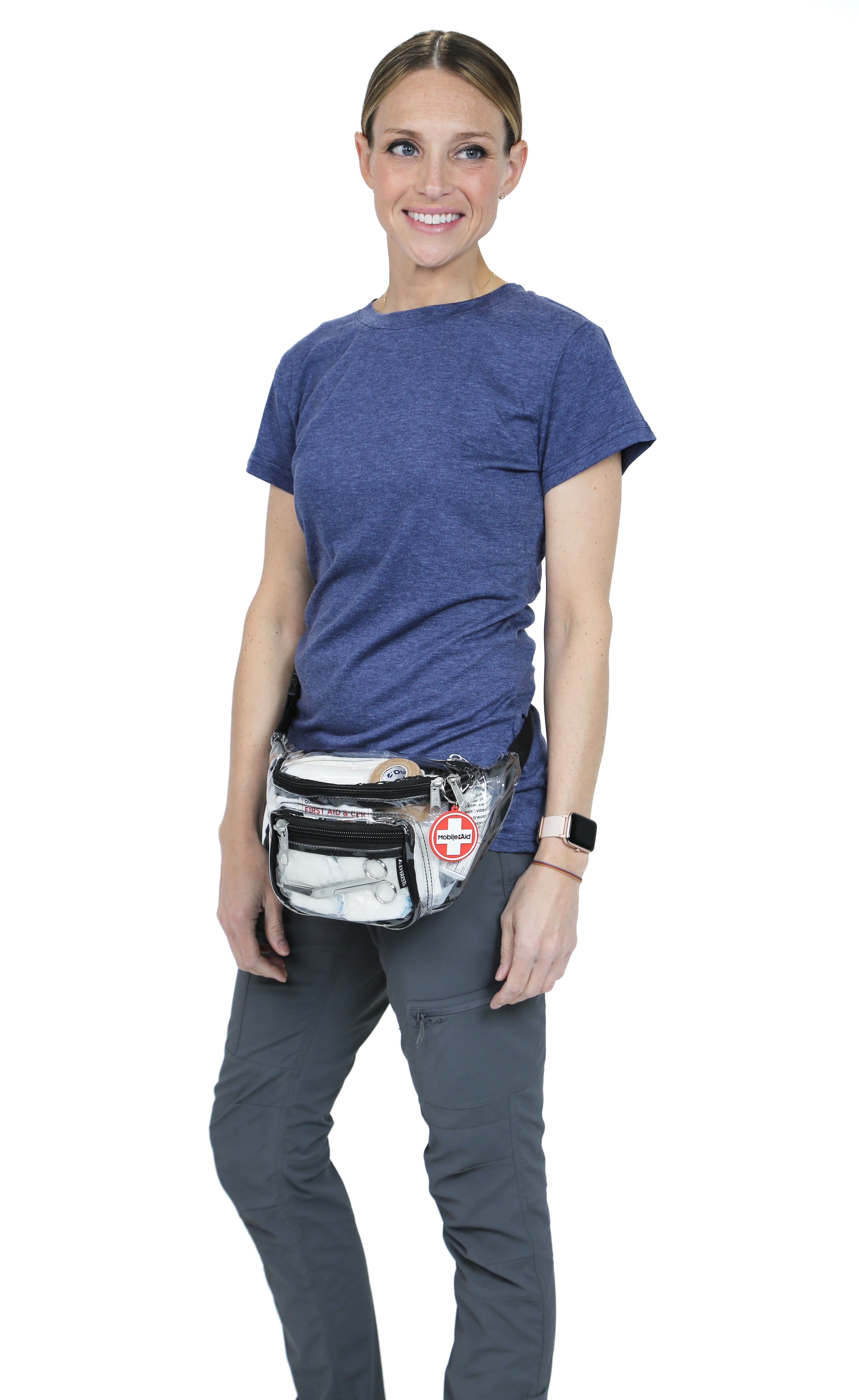 MobileAid® Clear-View™ Belt Bag Trauma First Aid Kit