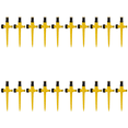 thumbnail image 2 of DQrwqpou 5 Uds Riego Rociador Trípode Rotación 360 ​​grados para Jardín (amarillo), 2 of 6
