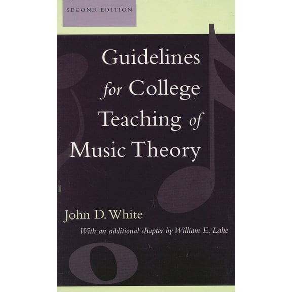 Guidelines for College Teaching of Music Theory, (Hardcover)