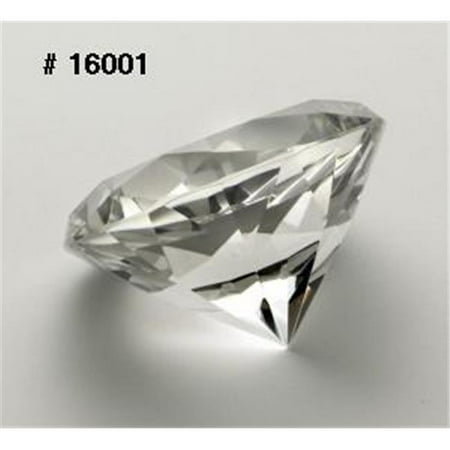 Clear Acrylic Paperweight - Leeber 16001 Diamond Shape Paperweight