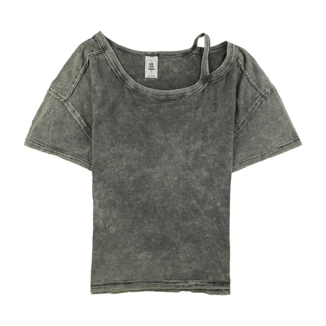 Camiseta básica Free People Alex para mujer verde grande