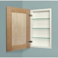 thumbnail image 2 of 14x24 Unfinished Shaker Beadboard Recessed Medicine Cabinet with no mirror, 2 of 2