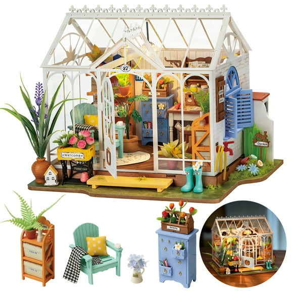 Rolife Dreamy Garden House DIY Miniature Dollhouse