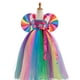 thumbnail image 1 of Dulce Arco Iris caramelo tutú vestido para niñas vacaciones cumpleaños fiesta ropa niños flores arco piruleta caramelo Purim disfraz 2-12y10-12Y Gao Jinjia LED, 1 of 2