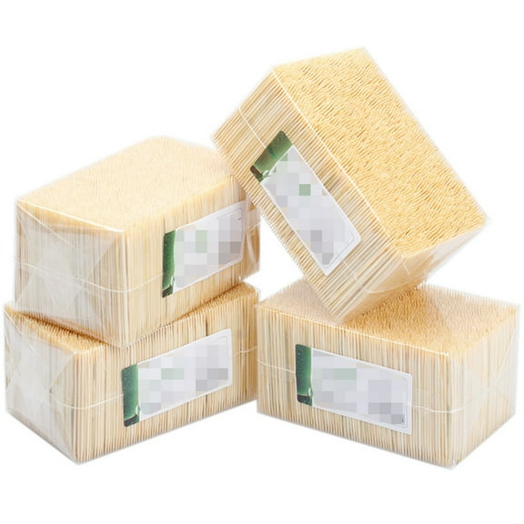3500pcs Eco-friendly Disposable Bamboo Toothpicks for Serving Appetizers and or
