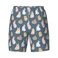 thumbnail image 5 of Rocae Cute Rabbit for Men's Swim Trunks Quick Dry With Two Side Pockets and One Lined Patch PocketXX-Large, 5 of 9
