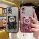 thumbnail image 2 of Note11 Cute Bear Holder Case On For Xiaomi Redmi Note 11 Pro 4g 5g 11s 11E 11t 11proPlus 10 10s 9 9s 8 7 Stand Cover Note11s, 2 of 5