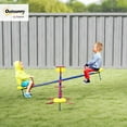 thumbnail image 2 of WBTER Kids Seesaw Swivel Teeter Totter with 360° Spinning, 4 Seater Seesaw Outdoor Playground Equipment for Backyard, Boys and Girls Aged 3-8 Years Old, 2 of 9