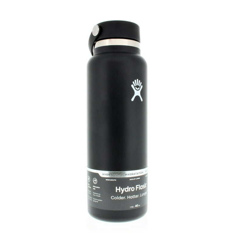 Hydro Flask 40 Oz Black Water Bottle - W40BTS001