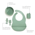 thumbnail image 6 of Infantino Baby Led Weaning Kit Essentials Gift Set for Baby Boy/Girl 6-12 Months, 5-Piece Set, Sage, 6 of 9
