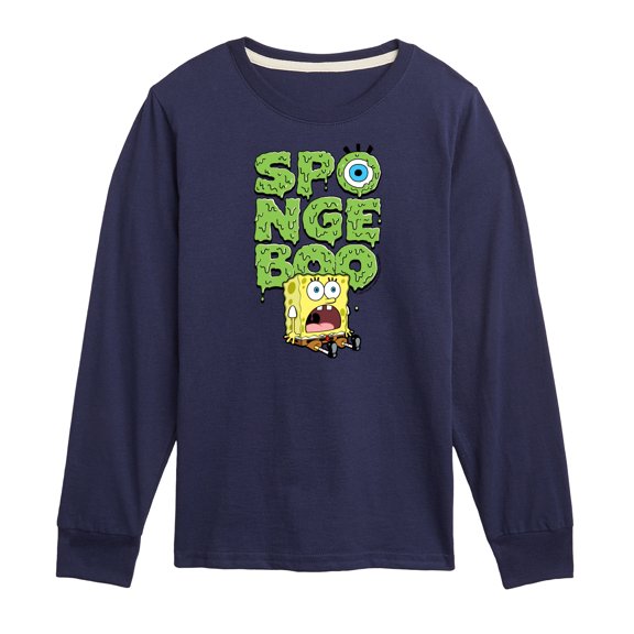 SpongeBob SquarePants - Scardey Pants - Toddler & Youth Long Sleeve Graphic T-Shirt