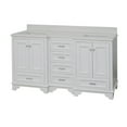thumbnail image 4 of Nantucket 72" Double Bathroom Vanity with White Cabinet and Quartz Top, 4 of 6