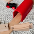 thumbnail image 3 of Expansión de vías de tren de madera: Piezas de vías de madera Puentes y túneles Accesorios compatibles con trenes de juego de ferrocarril Juguete ferroviario, 3 of 8