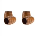 thumbnail image 1 of Jarra de Cerveza Clásica de Madera con Forma de Barril de 4 Piezas, Tazas de Té Hechas una Mano, para Café, Bebidas Calientes, Leche, Vino, 210 Ml, 1 of 5