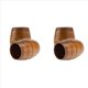 thumbnail image 1 of Jarra de Cerveza Clásica de Madera con Forma de Barril de 4 Piezas, Tazas de Té Hechas una Mano, para Café, Bebidas Calientes, Leche, Vino, 210 Ml, 1 of 5