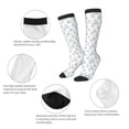 thumbnail image 3 of Naloa Playful Polar Bear Pals Knee Socks, High Socks Long Stretchy Sock Women Knee High Stocking, Long Socks for Women, 3 of 6