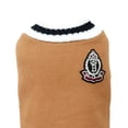 thumbnail image 2 of Dog Pet Knit Sweater School Style V Neck Soft Breathable Versatile Dog Knit Waistcoat Clothes, 2 of 5