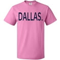 thumbnail image 3 of Inktastic Dallas in Blue Text T-Shirt, 3 of 5