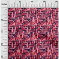 thumbnail image 1 of oneOone Polyester Lycra Fabric Square & Triangle Geometric Decor Fabric Printed BTY 56 Inch Wide, 1 of 4