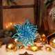 thumbnail image 5 of Flor Rosa Navideña Con Forma De Cebolla, Flor Hueca, Corona Navideña, Decoración Con Enredaderas, 5 of 6