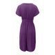 thumbnail image 3 of WILLBEST Vestidos Casuales Para Mujer 1 Vestido Casual Para Mujer, Holgado, Con Botones Y Cinturón, Para Uso Diario, Primavera, Verano Y Otoño, Básico, Color Liso, Midi, 3 of 3