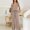 Khaki, variant on Camisole Long Set Spaghetti Strap Sleepwear Basic Sleepwear V Neck Pjs Set Lounge Sets Outfits Lounge Set Camisole Pajamas Sets Cami Wide Leg Pants Soft Comfortable Beige XL