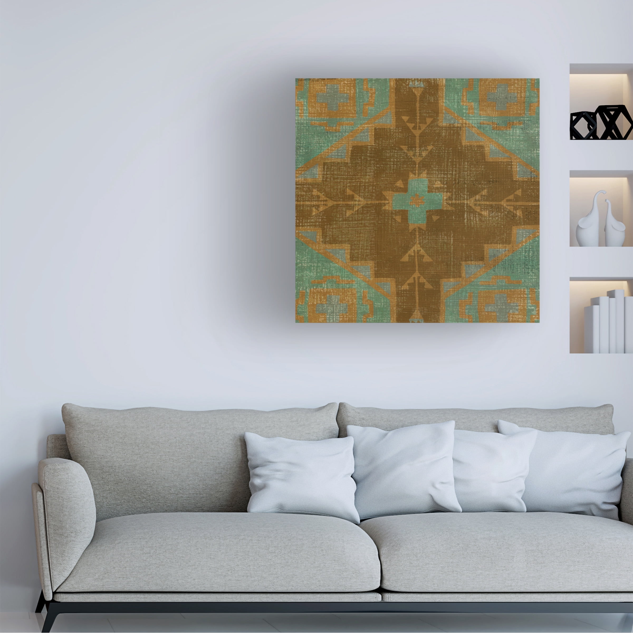 Chariklia Zarris 'Western Weave III' Canvas Art