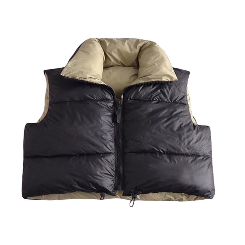 Zara reversible puffer gilet Clearance