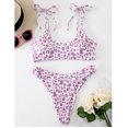 thumbnail image 3 of Hinvhai Plus size Swimsuits clearance Women Diamond Decoration Bikini Set Push Up Swimsuit Beachwear Padded Swimwear Purple S(S), 3 of 9