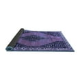 thumbnail image 2 of Ahgly Company Indoor Rectangle Medallion Blue Traditional Area Rugs, 2' x 4', 2 of 4