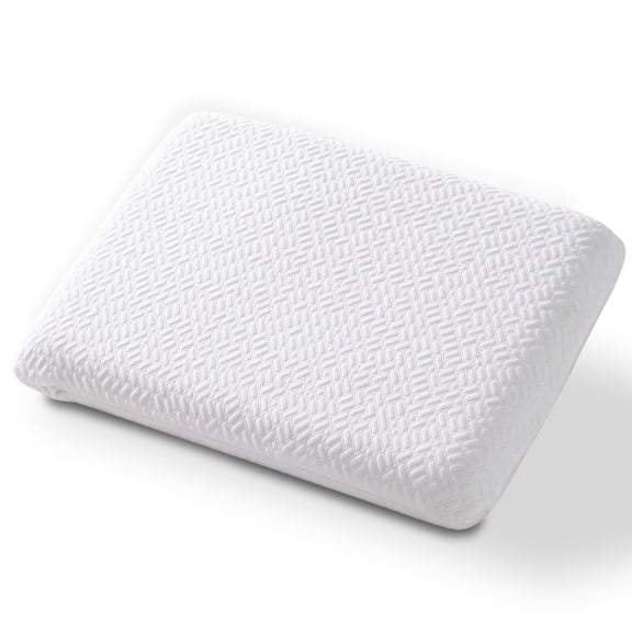 Ultra Thin, Flat Pillow for Sleeping 2.75 Inch Height, Thin Memory Foam Pillow for Stomach Sleeper, Slim Bed Pillow for Side and Back Sleepers, Standard Size
