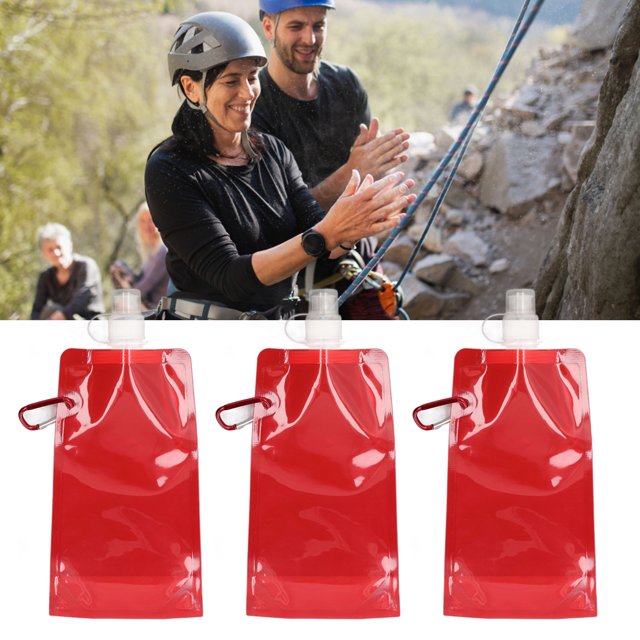 Bolsa de agua plegable ANGGREK contenedor con tapa giratoria 3 piezas para acampar