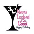 thumbnail image 2 of 12 -"30 Never Looked So Good" Edible Cupcake Toppers, 2 of 2