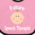 thumbnail image 4 of Inktastic Future Speech Therapist Boys or Girls Baby Bib, 4 of 4