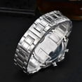 thumbnail image 4 of Reloj Cronógrafo de Hombre de Lujo, Caja y Brazalete de Acero Inoxidable, Movimiento Cuarzo AAA, Esfera Azul con Taquímetro, Estilo Evolution 9, 4 of 4