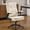 Beige, variant on Ktaxon Swivel Office Chair – Desk Chair with Wheels, Flip-Up Armrests Brown