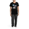 thumbnail image 4 of CafePress - Cute Unicorn Fart! ... TOOT! Pajamas - Women's Short Sleeve Print T-Shirt and Pants Dark Cotton Pajama Set, 4 of 7