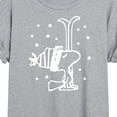 thumbnail image 3 of Peanuts - Woodstock Snowfall - Juniors Ideal Flowy Muscle T-Shirt, 3 of 6